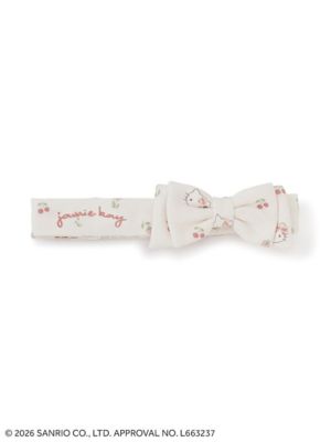 ＜JAMIE KAY (Baby&Kids)＞ＨＥＬＬＯ　ＫＩＴＴＹ　ＯＣ総柄リボンヘアバンド　ＪＫＧＡ２６１９５３