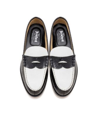 【関税込】 レザー ローファー - ブラック:ホワイト ローファー The Kenford Fineshoes ブラック