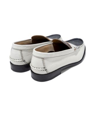 ローファー　Ｔｈｅ　Ｋｅｎｆｏｒｄ　Ｆｉｎｅｓｈｏｅｓ　ホワイトブラックペイズリー　ラバーソール　Ｋ００４ＺＯＤＩ＿＿＿ＷＴＢＬ