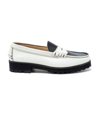 ローファー　Ｔｈｅ　Ｋｅｎｆｏｒｄ　Ｆｉｎｅｓｈｏｅｓ　ホワイトブラックペイズリー　タンクソール　Ｋ００５ＺＯＤＩ＿＿＿ＷＴＢＬ
