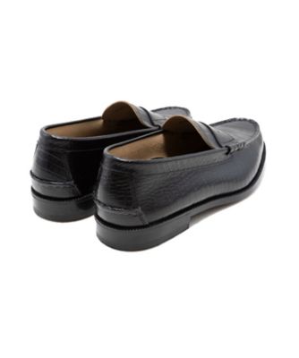 ローファー　Ｔｈｅ　Ｋｅｎｆｏｒｄ　Ｆｉｎｅｓｈｏｅｓ　ブラックブラッククロコダイルコンビ　ラバーソール　Ｋ００９Ｃ２４＿＿＿＿ＢＬＢＬ