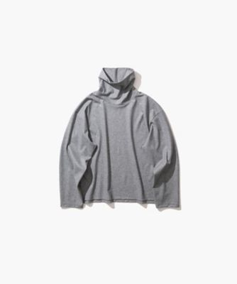 MERINO COLLEGE JERSEY タートルネックプル