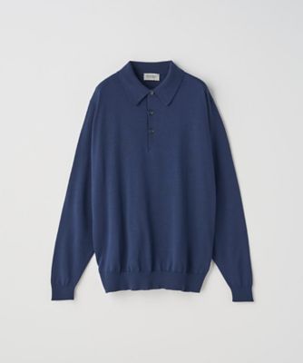 長袖ニットポロシャツ 30G MODERN FIT KNOLL | JOHN