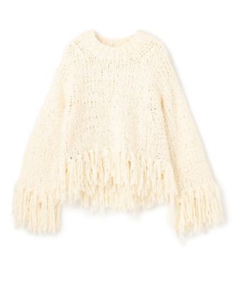 ＜uncrave (Women)＞フリンジプルオーバー　ＫＲＵＶＧＷ０４１０