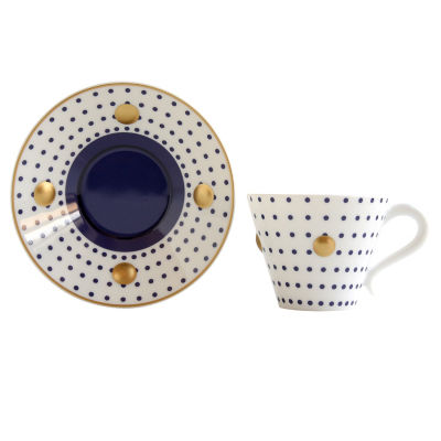 BERNARDAUD/ベルナルド クノッソス カップ＆ソーサー ネイビー - Outreachhospitals