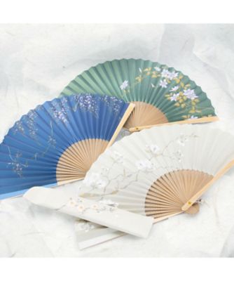 ＜白竹堂＞一葉　扇子セット