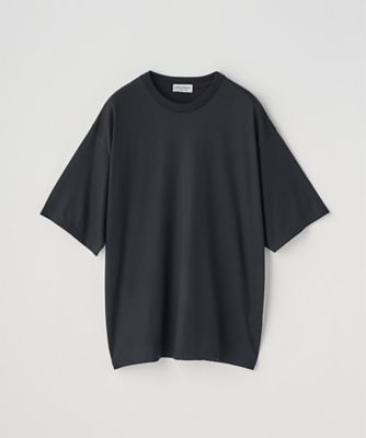 ウェルトヘム半袖コットンニットTシャツ 24G TINDALL