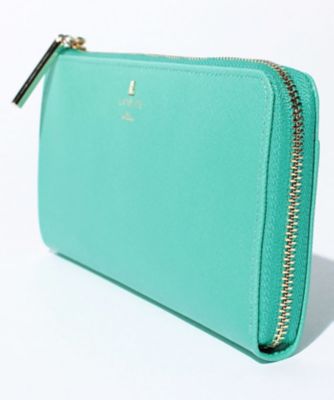 リュクサンブールカラー　Ｌファスナー長財布　ブルー２