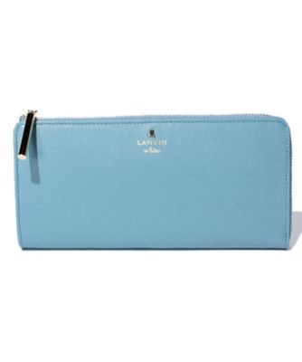 ＜LANVIN en Bleu (Bag&SLG)＞リュクサンブールカラー　Ｌファスナー長財布