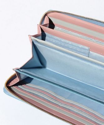 ランバン　オン　ブルー　ＬＡＮＶＩＮ　ｅｎ　Ｂｌｅｕ　リュクサンブールカラー　ラウンドファスナー長財布