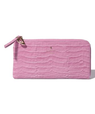 ＜LANVIN en Bleu (Bag&SLG)＞ランバン　オン　ブルー　ＬＡＮＶＩＮ　ｅｎ　Ｂｌｅｕ　マゼンダ　Ｌファスナー長財布