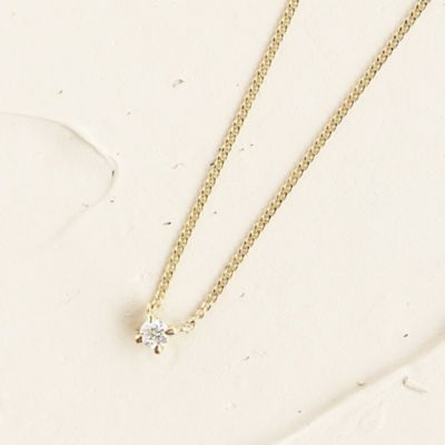 e.m. (Women)/イー・エム little emblem ダイヤモンドネックレス