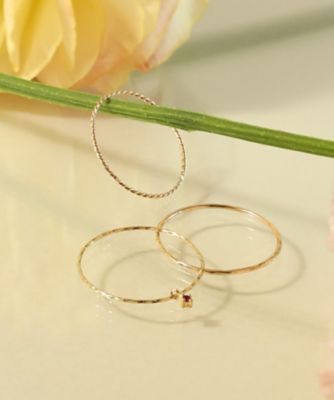 e.m. (Women)/イー・エム リング　※３本セット　ＬＥ－ＡＲ３４５