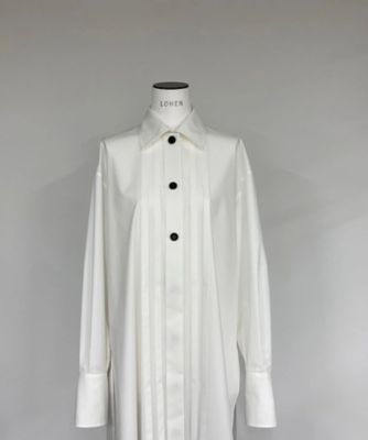 ＜LOHEN＞ステンカラーロングシャツ　ＬＨ２３ＳＳーＢＬ００４