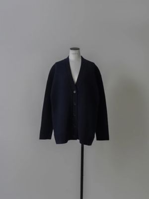 ダブルフェイスVネックカーディガン LH23WーKN081 | LOHEN  