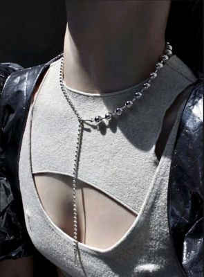 Ｂａｌｌ　ｃｈａｉｎ　ｈｏｏｋ　ｎｅｃｋｌａｃｅ　Ｕｎｉｓｅｘ　ｌｉｎｅ