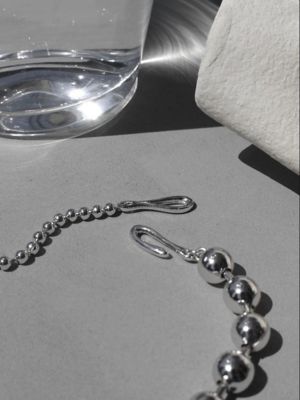 Ｂａｌｌ　ｃｈａｉｎ　ｈｏｏｋ　ｎｅｃｋｌａｃｅ　Ｕｎｉｓｅｘ　ｌｉｎｅ