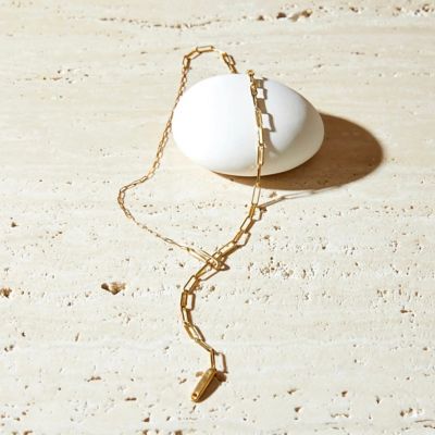 Soierie (Women) /ソワリー norme dew long frame necklace/Gold