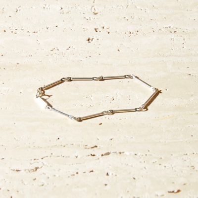 Soierie (Women) /ソワリー norme bamboo chain bracelet bold/Silver