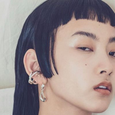 Connect loop earcuff ring one