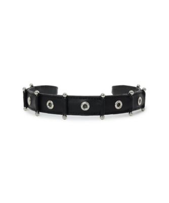 TANNED KIP LEATHER PIERCED HEADBAND