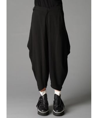 CELLULOSE／LINEN LAWN BIG TUCK PANTS