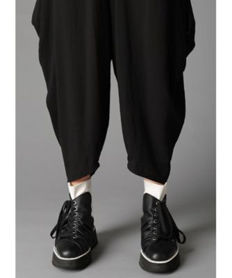 CELLULOSE／LINEN LAWN BIG TUCK PANTS