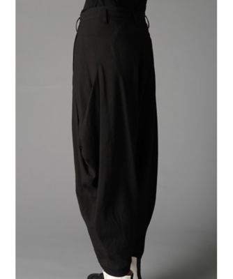 CELLULOSE／LINEN LAWN BIG TUCK PANTS