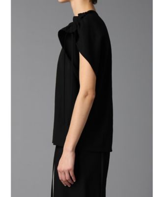 NATURAL SMOOTH SHOULDER GATHER TEE