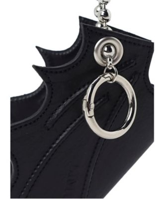 LIMI feu バットシルエット キーケース 黒 TANNED LEATHER BAT DESIGNED KEY