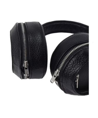 リミフゥLIMI feu★特殊樹脂スプレー吹付け チェスターコート ビッグカラー HARD MIXTURE HEADPHONES POUCH LLー