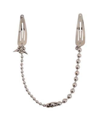 RHODIUM CHAIN HAIR PIN LLーA31ー986