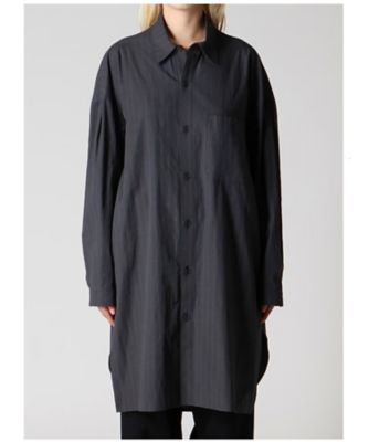 トップス SFO GREY STRIPE SHOULDER TOP TUCK SHIRT