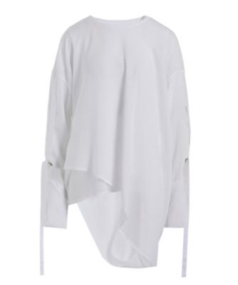 ＜LIMI feu (Women)＞ＳＯＦＴ　ＬＡＷＮ　ＢＬＯＵＳＥ　ＷＩＴＨ　ＤーＲＩＮＧＳ　ＬＬーＢ１４ー２１０