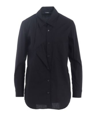 トップス HYKE STRIPE HAMMER SATINBACKRIBON BLOUSE HYKE】 ▽STRIPE HAMMER SATIN BACK RIBBON BLOUSE @hyke_official