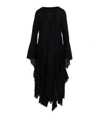 ＜LIMI feu (Women)＞ＷＯＯＬ　ＧＡＵＺＥ　ＦＲＩＬＬＥＤ　ＤＲＥＳＳ　ＬＬーＤ０１ー１１８
