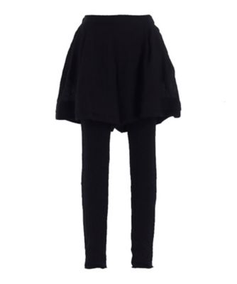 ＜LIMI feu (Women)＞ＷＯＯＬ　ＧＡＵＺＥ　ＬＥＧＧＩＮＧＳ　ＡＴＴＡＣＨＥＤ　ＰＡＮＴＳ　ＬＬーＰ０１ー１１８