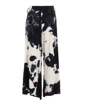 ＜LIMI feu (Women)＞ＣＨＵＳＥＮ　ＤＹＥＤ　ＶＩＹＥＬＬＡ　ＦＲＩＬＬＥＤ　ＰＡＮＴＳ　ＬＬーＰ０６ー１１５