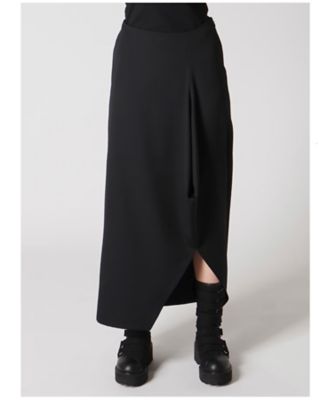 WOOL GABARDINE PUFF SKIRT LLーS08