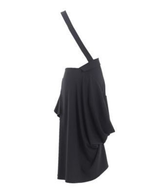 DOUBLE SATIN SQUARE SKIRT B LLーS13ー