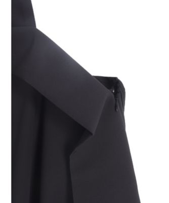 DOUBLE SATIN SQUARE SKIRT B LLーS13ー 