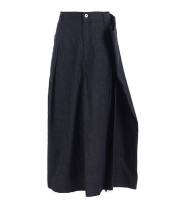 ＜LIMI feu (Women)＞８ｏｚ　ＤＥＮＩＭ　ＳＩＤＥ　ＤＲＯＰ　ＳＫＩＲＴ　ＬＬーＳ１５ー００７