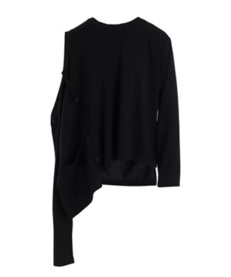 ＜LIMI feu (Women)＞ＰＬＡＩＮ　ＳＴＩＴＣＨ　２ＷＡＹ　ＬＯＮＧ　ＳＬＥＥＶＥ　ＴーＳＨＩＲＴ　ＬＬーＴ０６ー１３８