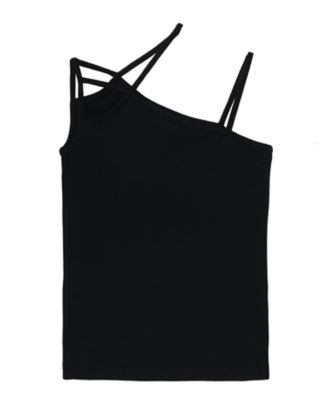 ＜LIMI feu (Women)＞ＲＩＢ　ＳＴＲＩＮＧ　ＤＥＴＡＩＬ　ＣＡＭＩＳＯＬＥ　ＬＬーＴ１６ー０４２