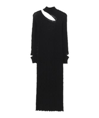 ＜LIMI feu (Women)＞ＦＬＯＷＥＲ　ＳＨＩＲＲＩＮＧ　ＳＬＩＴ　ＤＲＥＳＳ　ＬＬーＴ６０ー６３０