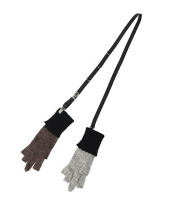 ＜LIMI feu (Women)＞ＳＬＵＢ　ＭＩＸ　ＢＥＬＴＥＤ　ＭＩＤＤＬＥ　ＦＩＮＧＥＲ　ＧＬＯＶＥ　ＬＬーＷ０１ー８８１