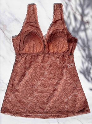 ＜Lilipiache New York (Women)＞Ｖｉｏｌａ　Ａｌｌ　Ｌａｃｅ　Ｂｒａ　Ｃａｍｉｓｏｌｅ　ＬＰ－２８－０４