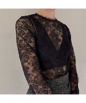 ＜Lilipiache New York (Women)＞Ｖｉｏｌａ　ｌａｃｅ　ｔｏｐｓ　ＬＰ　ー２８ー０６