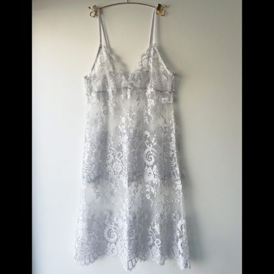Lilipiache New York (Women)/リリピアーチェ Flower Paisley Long Camisole LP-30-22 ライトグレー 下着・靴下【三越伊勢丹/公式】