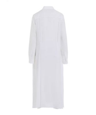 SOFT LAWN FLARED SLIT DRESS LPー